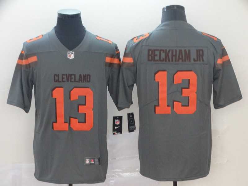 Nike Browns 13 Odell Beckham Jr Gray Inverted Legend Limited Jersey,We sell and wholesale Nike Browns 13 Odell Beckham Jr Gray Inverted Legend Limited Jersey on line form chian!